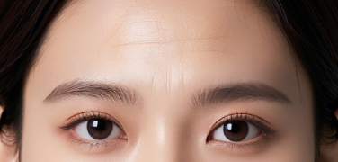 깊어지는 이마, 미간 주름